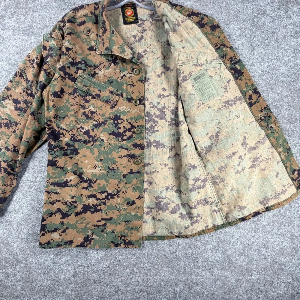 USMC MCCUU Woodland MARPAT Camo Digital Combat Uniform Blouse Jacket Small Reg
